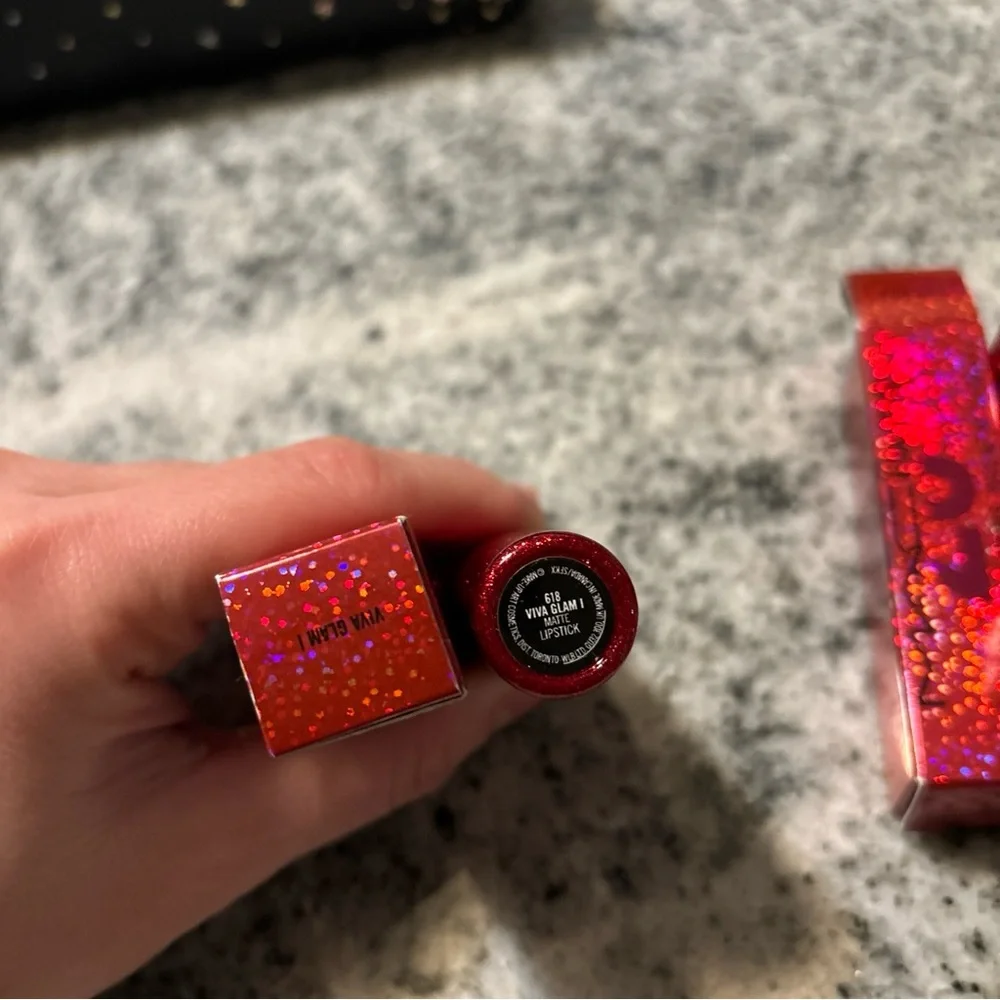 MAC Viva Glam I Lipstick (Intense Brownish Blue-Red) Matte 25th Anniversary NEW